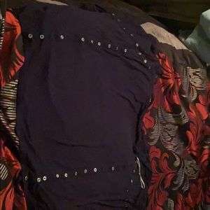 Navy blue soft shirt